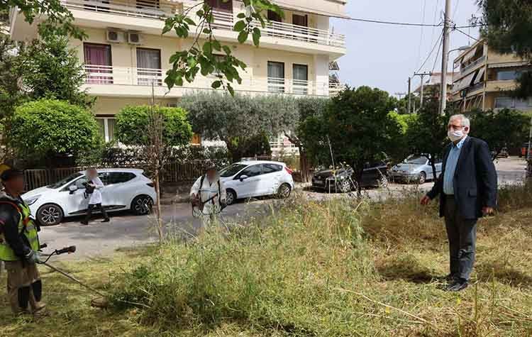 Καθαριότητα και συντήρηση Πρασίνου σε πολλές γειτονιές του Αμαρουσίου