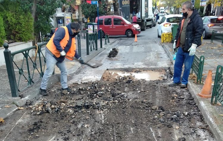 Σε εξέλιξη τα έργα επισκευής οδοστρώματος