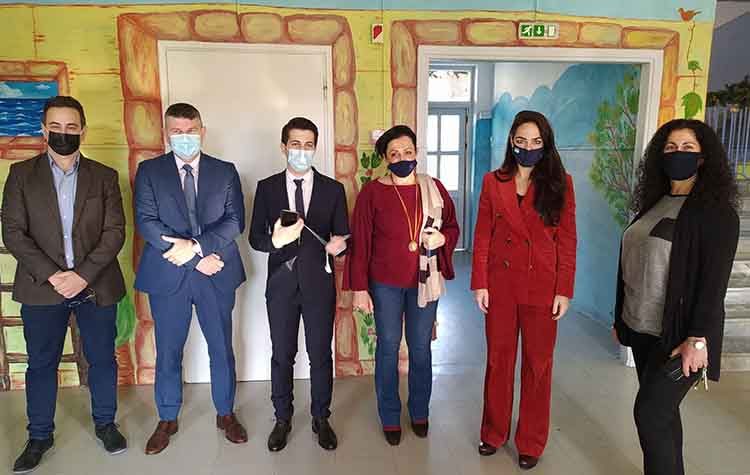 Το Σικιαρίδειο επισκέφθηκε η υφυπουργός Εργασίας Δόμνα Μιχαηλίδου