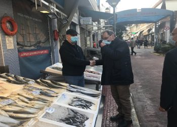 Επίσκεψη του Γρηγόρη Κατωπόδη στα δίκτυα αλληλεγγύης της πόλης