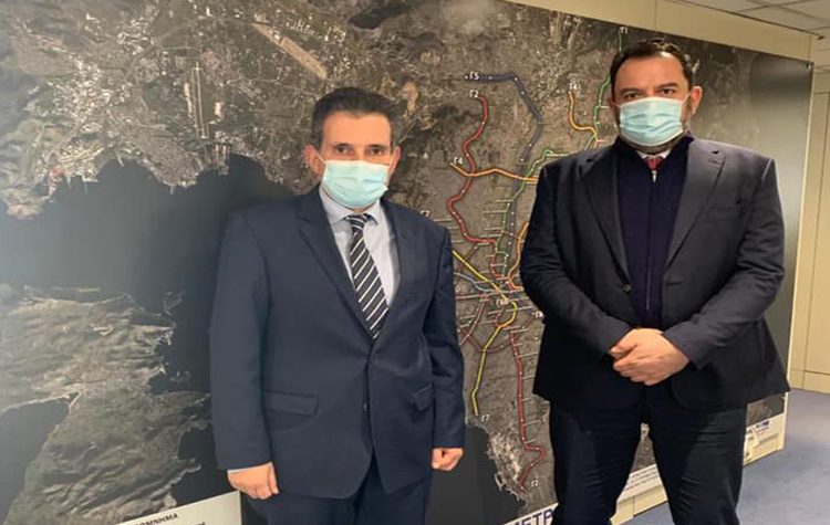 Συνάντηση Κάρναβου με Κουρέτα για την επέκταση του Μετρό στον Δήμο