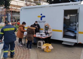 Rapid tests σε εξέλιξη στο πάρκο Καραολή και Δημητρίου