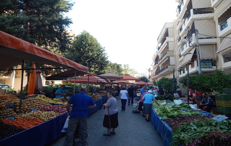 Επέκταση της λαϊκής αγοράς έως 11/2 για υγειονομική προστασία