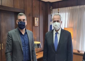 Συνάντηση εργασίας Γιάννη Κωνσταντάτου με Μάκη Βορίδη