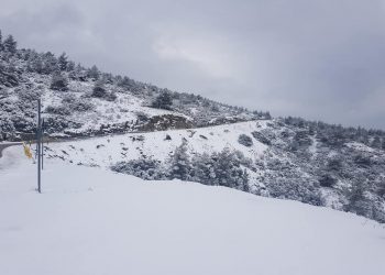 Χιόνια και παγετός σε περιοχές των Βορείων Προαστίων -  Ποιοι δρόμοι παραμένουν κλειστοί