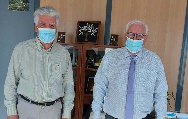 Εθιμοτυπική συνάντηση Παναγιώτη Ιωάννου με τον Βασίλη Ζορμπά