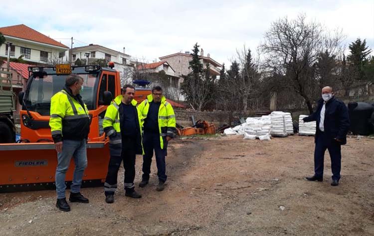 Σε ετοιμότητα η Πολιτική Προστασία του Δήμου ενόψει κακοκαιρίας