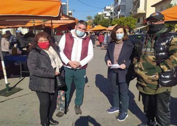 Ενημέρωση από Λ. Κεφαλογιάννη για τους καφέ κάδους στις λαϊκές της Νέας Ιωνίας