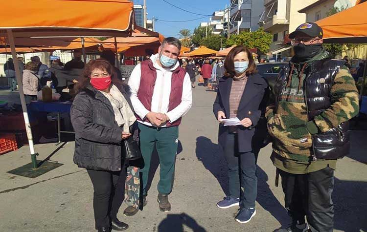 Ενημέρωση από Λ. Κεφαλογιάννη για τους καφέ κάδους στις λαϊκές της Νέας Ιωνίας