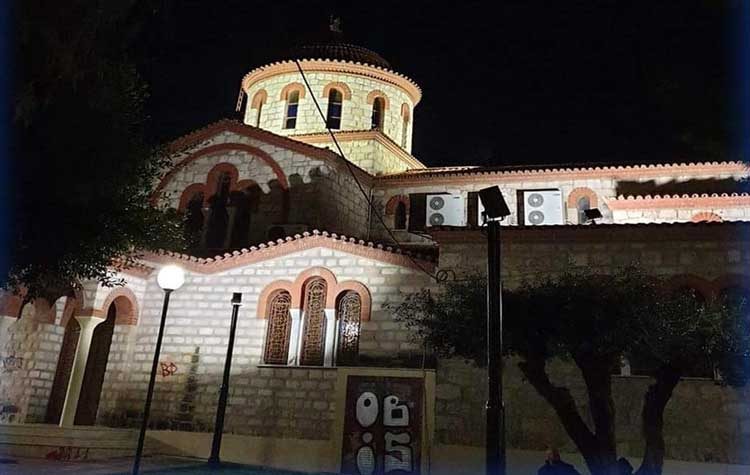 Φωταγώγηση του Ι. Ν. Μεταμορφώσεως του Σωτήρος στα Σούρμενα