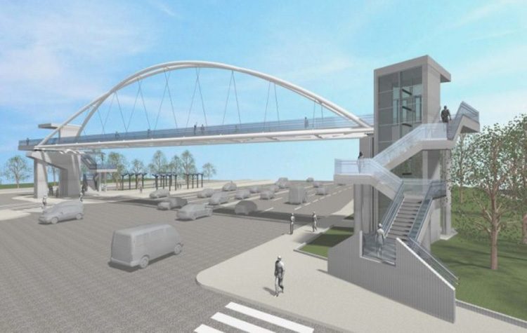 Τοποθετείται στις 13/2 η πεζογέφυρα του Δήμου στο ύψος της οδού Αφροδίτης