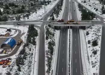 Η «Μήδεια» έκλεισε την Εθνική Οδό από κόμβο Καλυφτάκη έως Λαμία