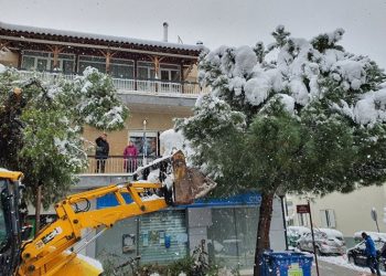 Επί ποδός ο Δήμος λόγω της έντονης κακοκαιρίας