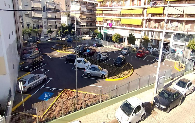 Σε λειτουργία η επένδυση 180 χιλ. του Δήμου για χώρο στάθμευσης και πρασίνου