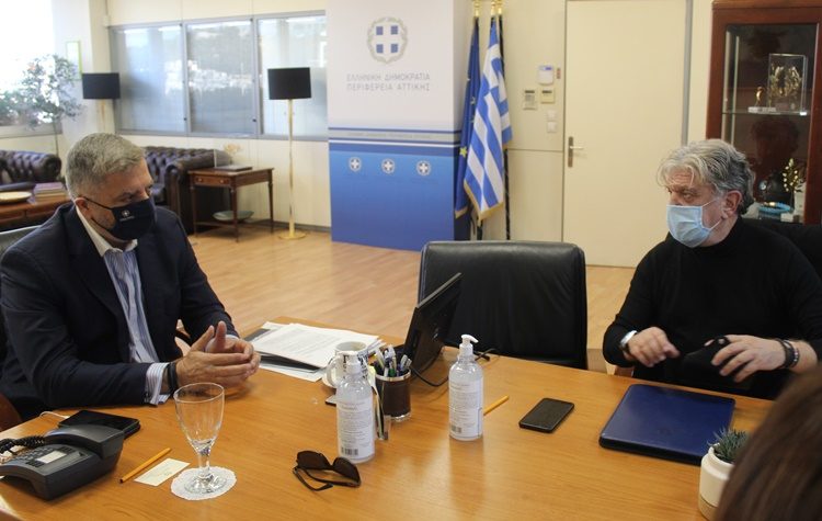 Συνάντηση Γ. Πατούλη με τον δήμαρχο Ν. Φιλαδέλφειας-Ν. Χαλκηδόνας Γ. Βούρο