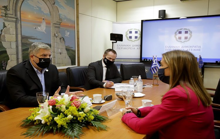 Ζ. Ράπτη: Συνάντηση με τον Γ. Πατούλη για την προάσπιση της ψυχικής υγείας