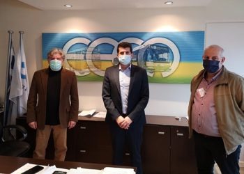 Συνάντηση Γιάννη Βούρου με τον Πρόεδρο της ΟΣΥ Α.Ε. Βασίλη Ξυπολυτά