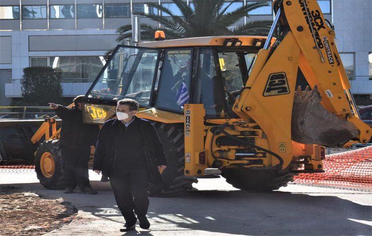 Ξεκίνησε το έργο οδικού δικτύου πέριξ του «Σταύρος Νιάρχος»