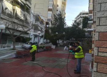 «Σκούπα» απολύμανσης πολυσύχναστων δημόσιων χώρων
