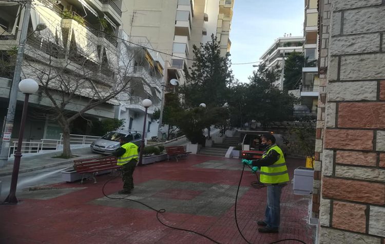 «Σκούπα» απολύμανσης πολυσύχναστων δημόσιων χώρων