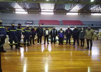 Έμπρακτη συμπαράσταση στους σεισμοπαθείς Τυρνάβου