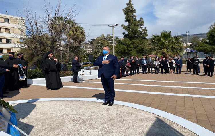 Εθνική επέτειος με όρους πανδημίας - Κατάθεση στεφάνων (βίντεο)