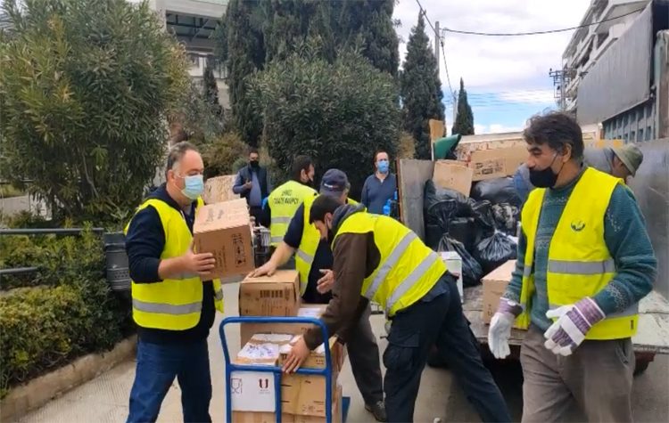 Ευχαριστώ του δημάρχου για την αλληλεγγύη των δημοτών στην Ελασσόνα