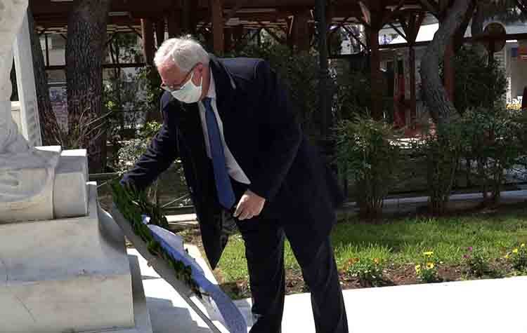 Παρουσία του δημάρχου ο εορτασμός της 25ης Μαρτίου στο Μαρούσι