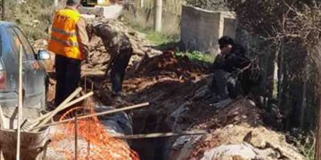 Κατασκευή αγωγού υδροδότησης στον Οικισμό Δικαστών & Εισαγγελέων