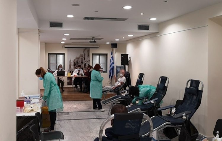 Με επιτυχία πραγματοποιήθηκε η 13η εθελοντική αιμοδοσία του Δήμου