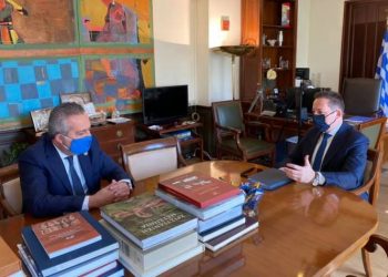 Άνοιξε προοπτικές συνεργασιών η συνάντηση Η. Αποστολόπουλου - Σ. Πέτσα