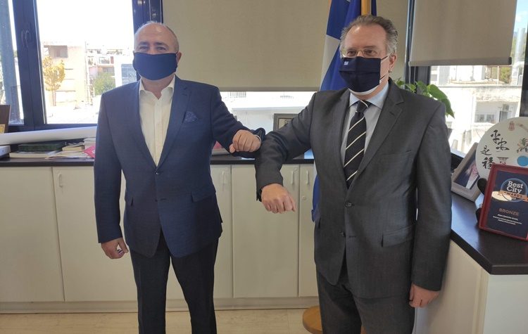 Επί τάπητος θέματα του Δήμου στη συνάντηση Ν. Μπάμπαλου - Γ. Κουμουτσάκου