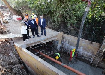 Καθ’ οδόν προς την ολοκλήρωση το αντιπλημμυρικό έργο στον Άγιο Στέφανο