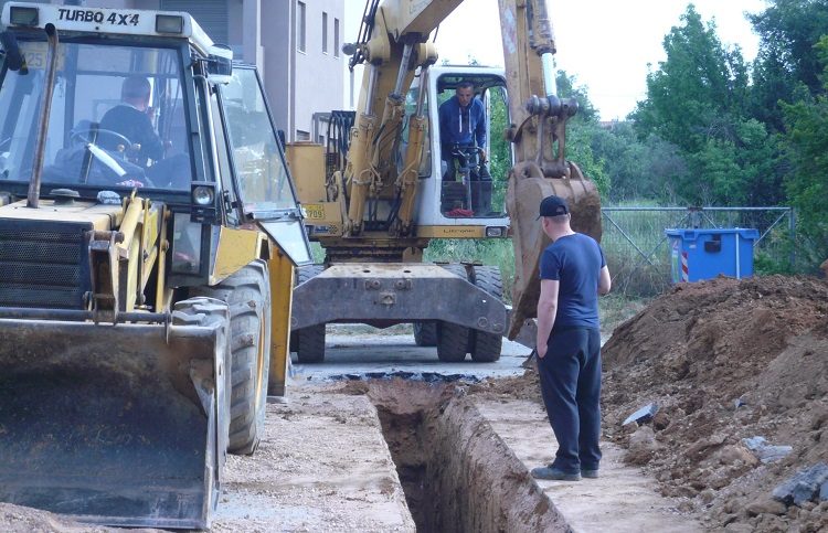 Ολοκληρώθηκε η κατασκευή τμημάτων του αγωγού ακαθάρτων στο τρίγωνο Φραγκοπούλου
