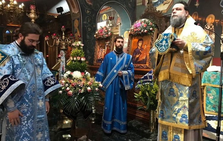 Η εορτή του Ευαγγελισμού της Θεοτόκου και της Εθνικής Επετείου στην Ι.Μ. Νέας Ιωνίας