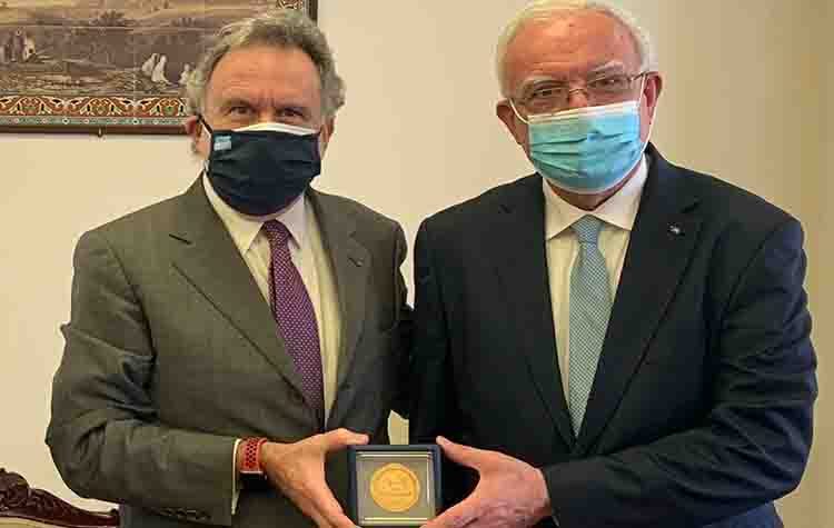 Συνάντηση Γ. Κατρούγκαλου με τον υπουργό Εξωτερικών της Παλαιστίνης Riyad Al Maliki