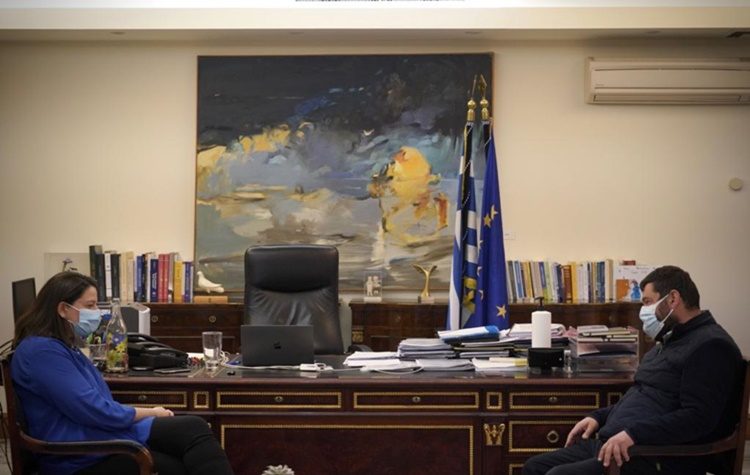 Συνάντηση Μαυρίδη - Κεραμέως για ζητήματα του Βορείου Τομέα