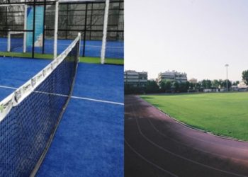 Padel tennis και νέος χλοοτάπητας στο αθλητικό κέντρο Χολαργού