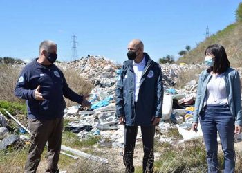 Τα πρώην λατομεία Μουζάκη επισκέφτηκε ο υφυπουργός Προστασίας Περιβάλλοντος Γιώργος Αμυράς