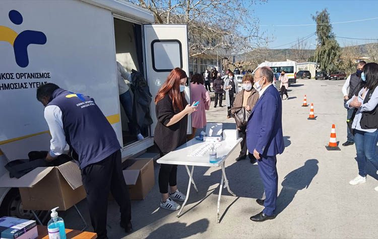 Σε 371 rapid tests κορωνοΐού 1 θετικό κρούσμα