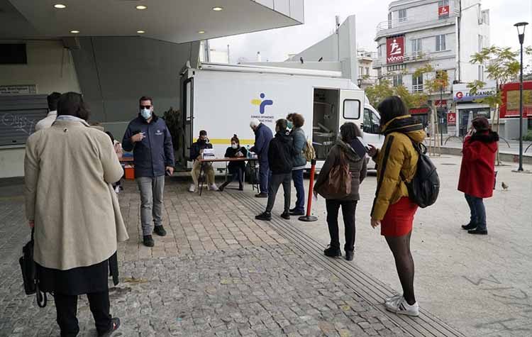 Δωρεάν rapid tests πραγματοποιήθηκαν ξανά στο Μαρούσι την Τρίτη 2 Μαρτίου