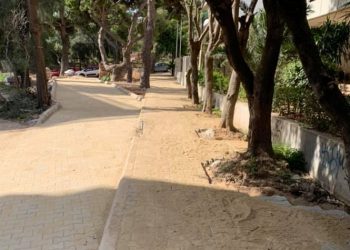 Ολοκληρώθηκε η διαμόρφωση πεζόδρομου και πεζοδρομίων με κυβόλιθους στην οδό Ελ. Βενιζέλου