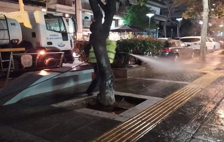 Εντατικά οι απολυμάνσεις δημόσιων χώρων