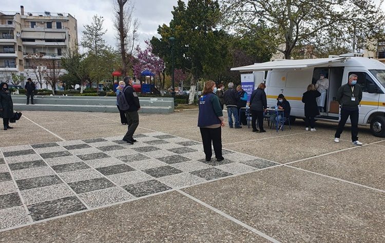 Ολοκληρώθηκε η πρώτη μέρα διεξαγωγής rapid tests από τον ΕΟΔΥ