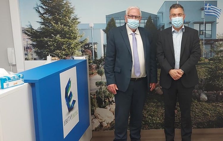 Συνάντηση Παναγιώτη Ιωάννου με τον πρόεδρο της ΕΒΕΤΑΜ Α.Ε. Νίκο Σοφιανό