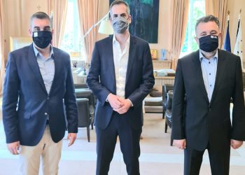 Συνάντηση εργασίας Θώδα με Μπακογιάννη και Κωνσταντάτο για τον Υμηττό