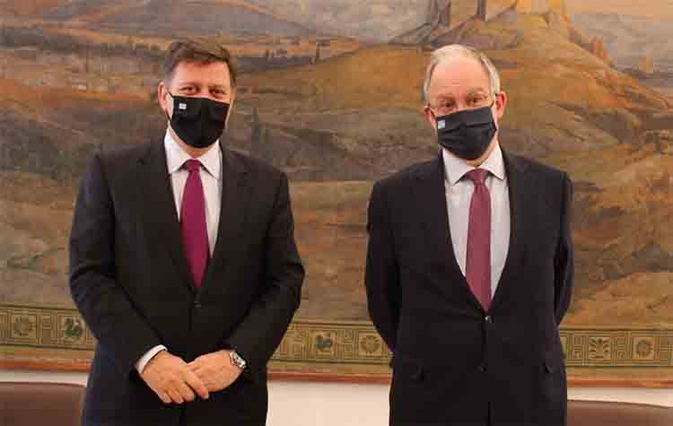 Συνάντηση Μ. Βαρβιτσιώτη - Κ. Τασούλα με φόντο το μέλλον της Ευρώπης