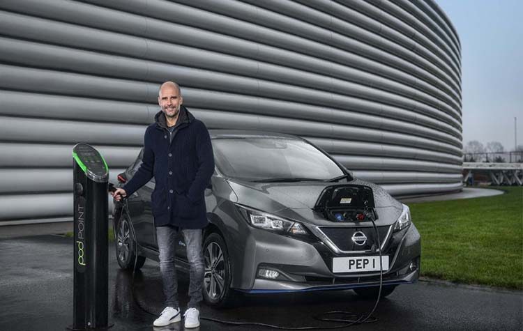 Pep Guardiola: Στον αστερισμό του Nissan LEAF