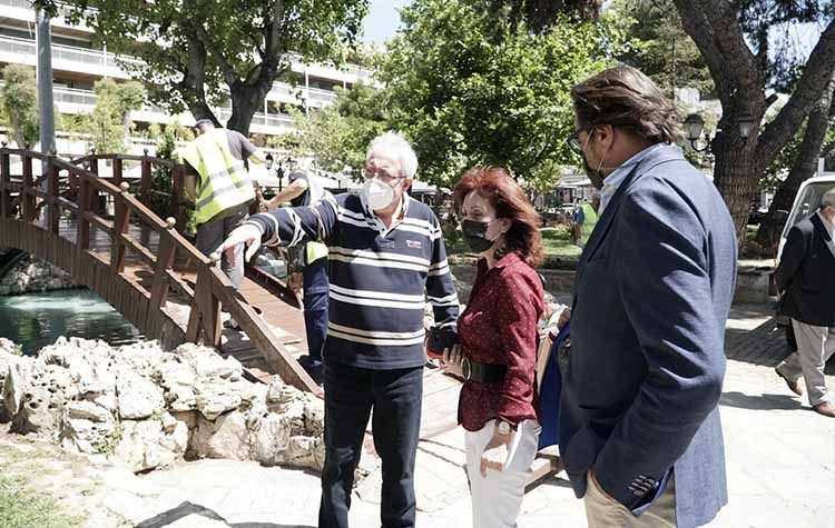 Έργα καθαριότητας, πρασίνου και τεχνικών συντηρήσεων επιθεώρησε ο Θ. Αμπατζόγλου