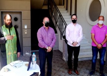 Αγιασμός στα γραφεία Κοινωνικής Προστασίας, Παιδείας, Πολιτισμού και Αθλητισμού